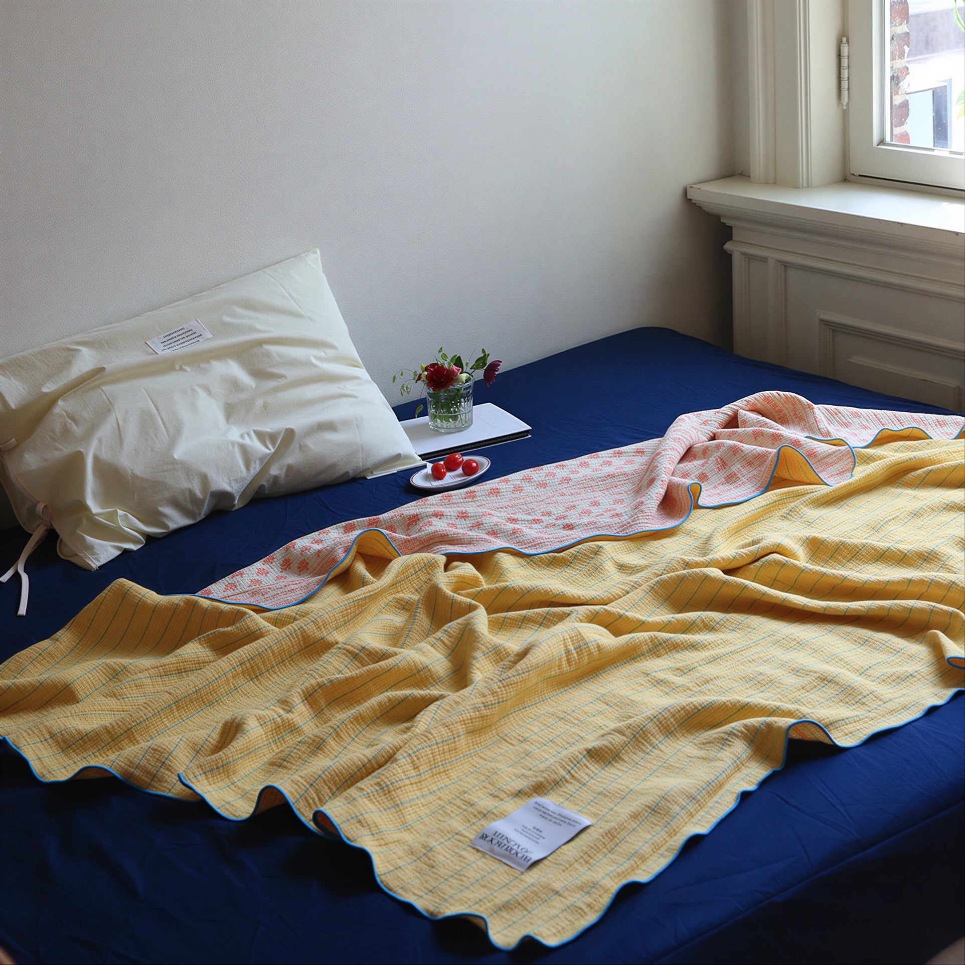 Muli Ethnic Gauze Blanket - image 5 of 10