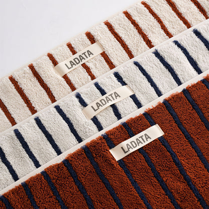 Double-Sided Pattern Hotel Towel Set (5-Piece)