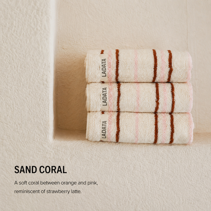 Stripe 40s Combed Cotton Hotel Towel Set (5-Piece)