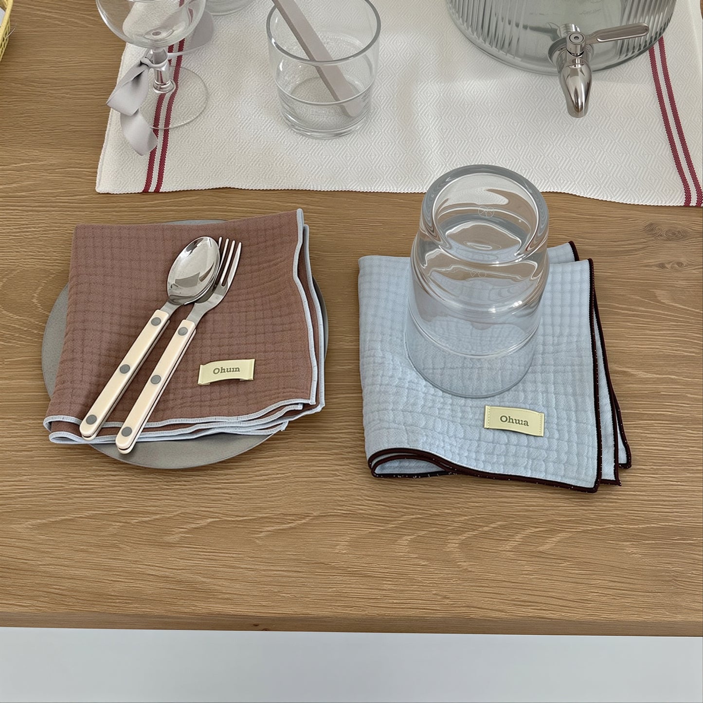 Lolli 3-Layer Gauze Kitchen Towel Set - close up