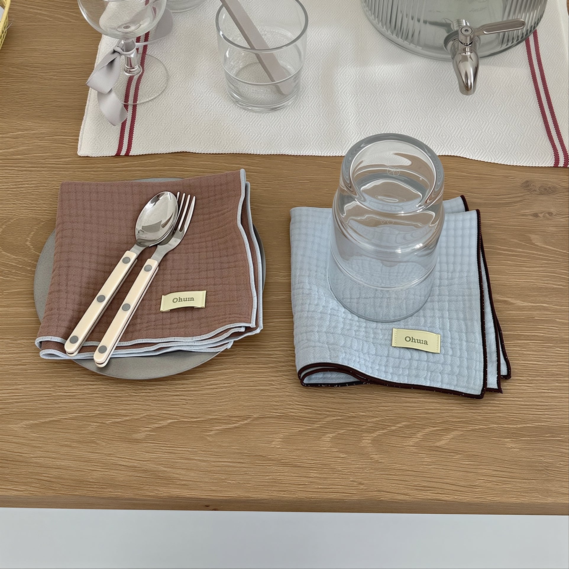 Lolli 3-Layer Gauze Kitchen Towel Set - close up