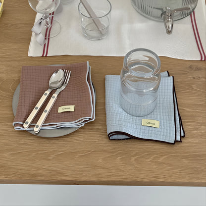 Lolli 3-Layer Gauze Kitchen Towel Set - close up