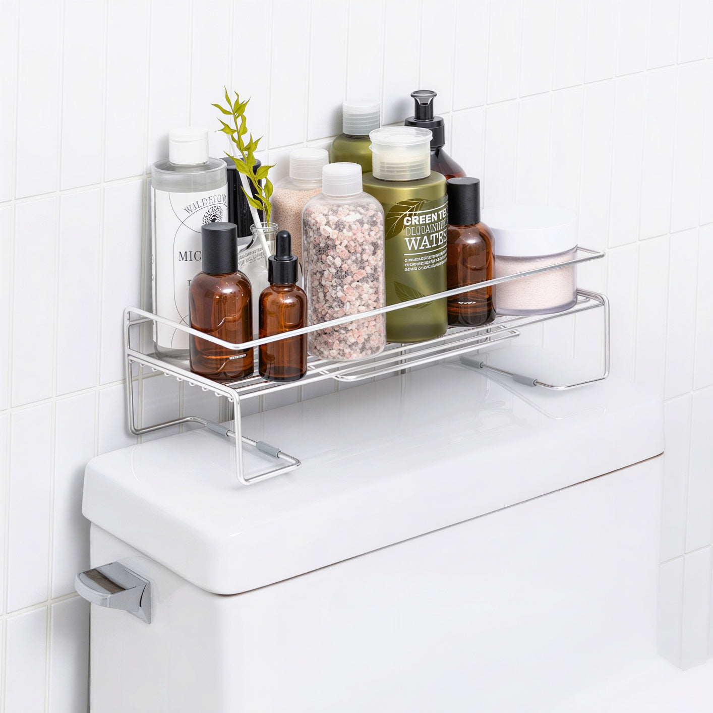 Over-Toilet Stainless Storage Shelf