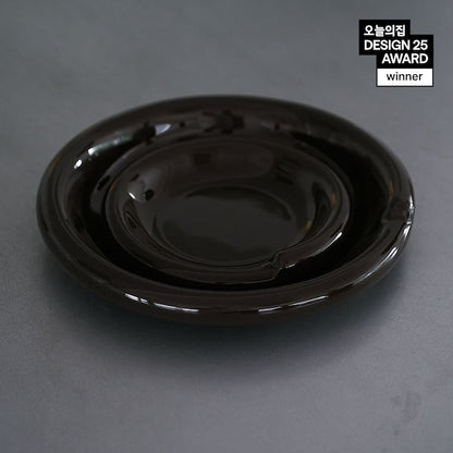 Double Node Round Plate