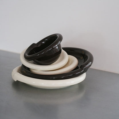 Double Node Round Plate