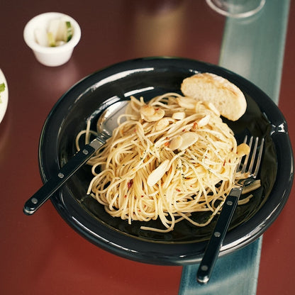 Double Node Round Plate