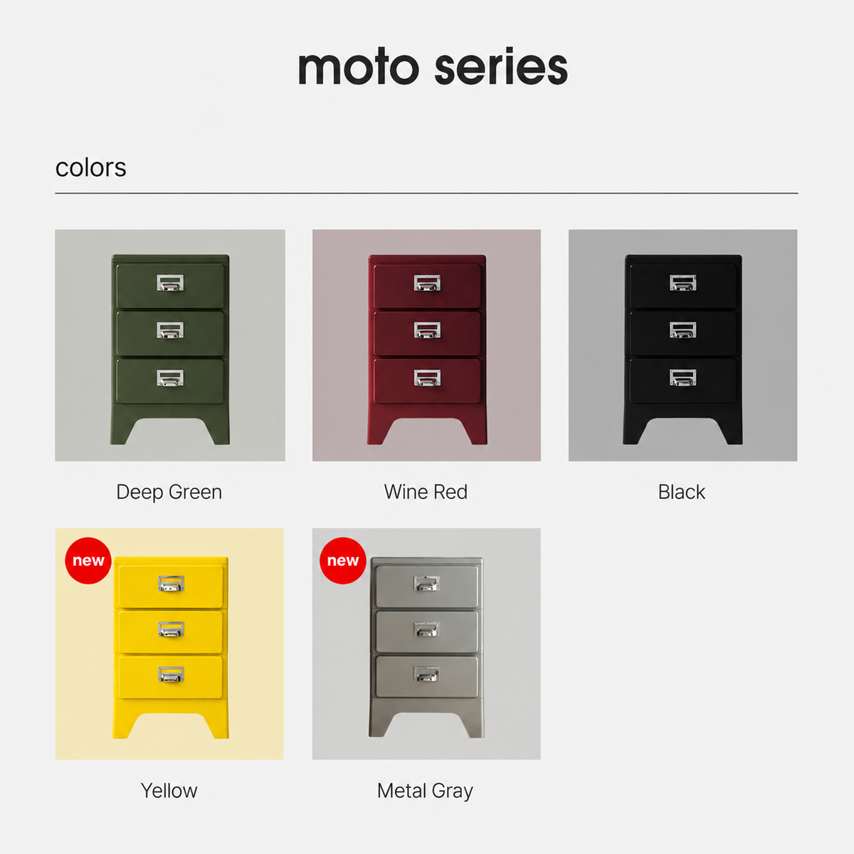 Moto Retro Drawer Cabinet