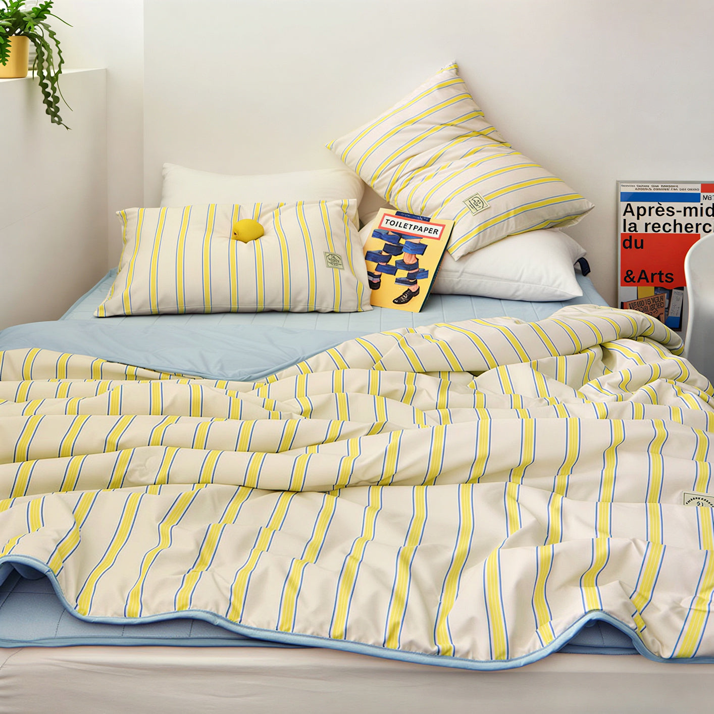 Cooling Washed Summer Comforter Set