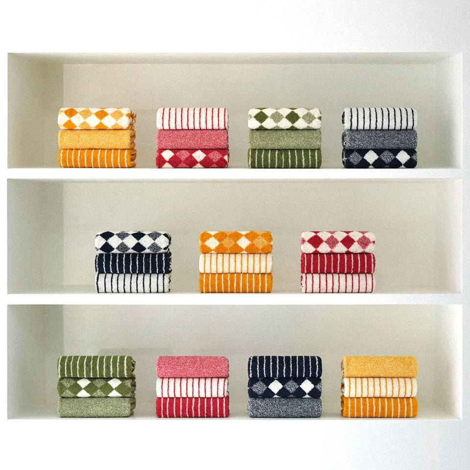 Clauman 60s Compact Combed Cotton Hotel Towel Set (10-Piece)