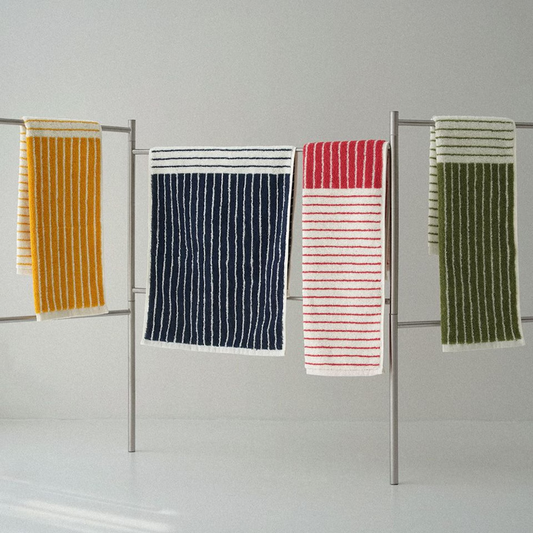 Clauman 60s Compact Combed Cotton Hotel Towel Set (10-Piece)