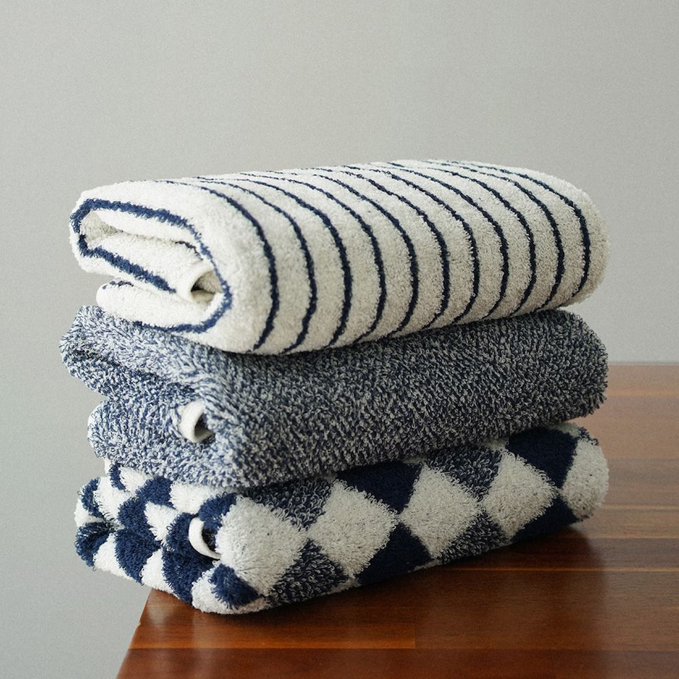 Clauman 60s Compact Combed Cotton Hotel Towel Set (10-Piece)