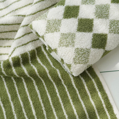 Clauman 60s Compact Combed Cotton Hotel Towel Set (10-Piece)