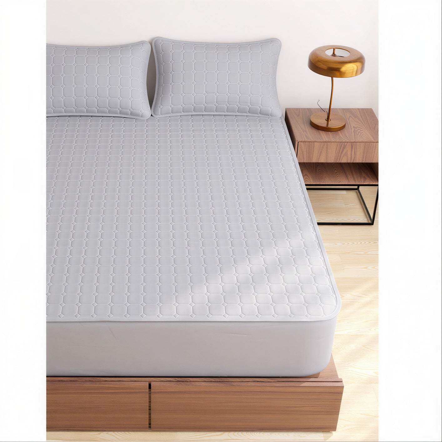 Square Quilted Waterproof Mattress Cover - image 6 of 6