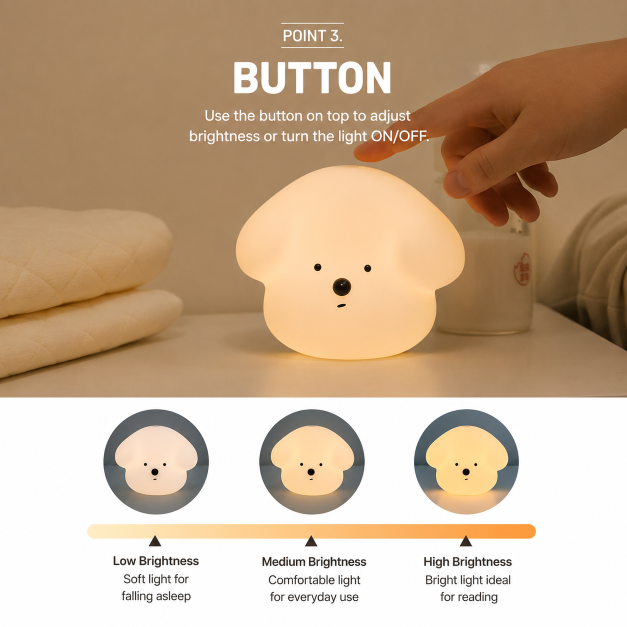 Puppy Motion Sensor Mood Light