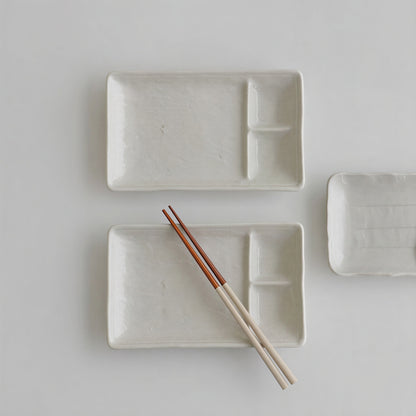 Oatmeal 3-Compartment Brunch Plate