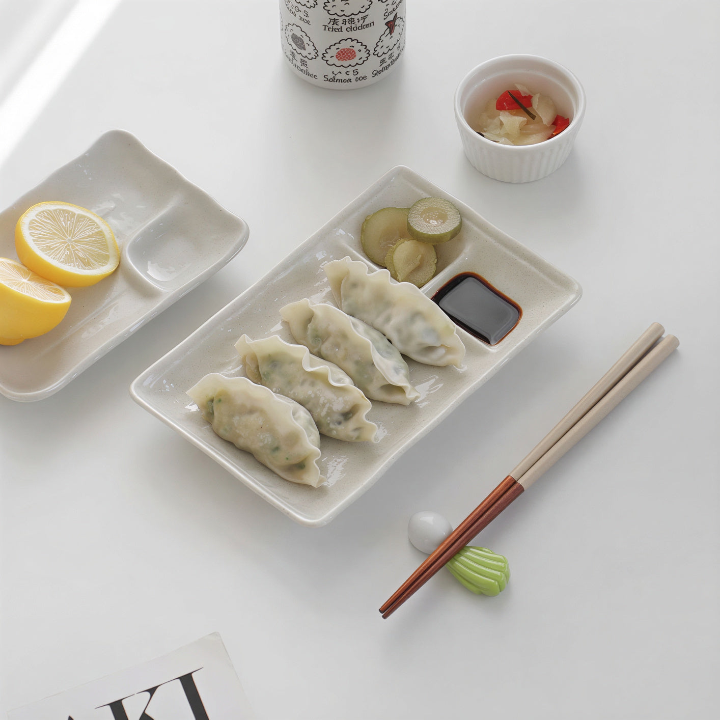 Oatmeal 3-Compartment Brunch Plate