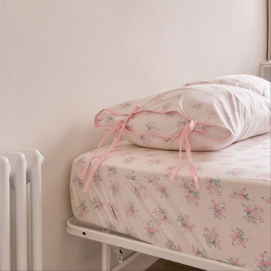 Retro Roselin Mattress Fitted Sheet - detail view