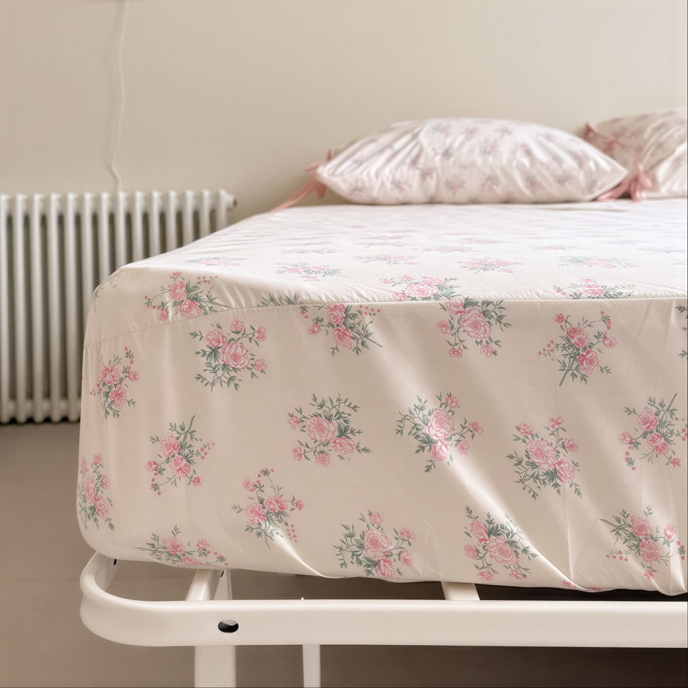 Retro Roselin Mattress Fitted Sheet - lifestyle