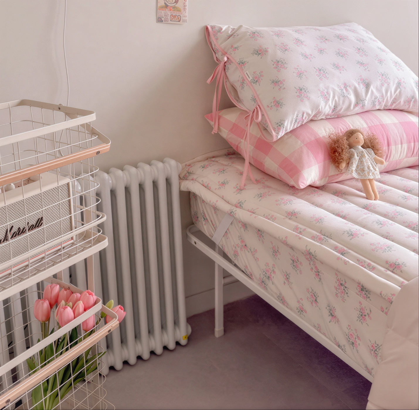 Retro Roselin Mattress Fitted Sheet