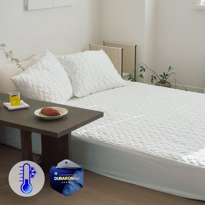 Duralon Cooling Quilted Mattress Cover - close up