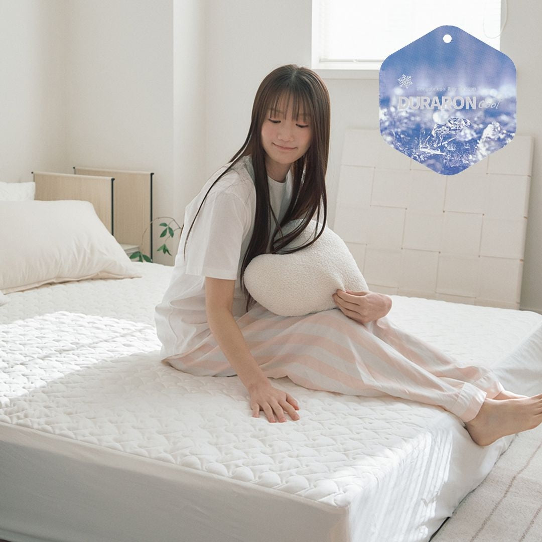 Duralon Cooling Quilted Mattress Cover - lifestyle