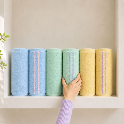 Mellow Stripe Hotel Towel Set (10-Piece)
