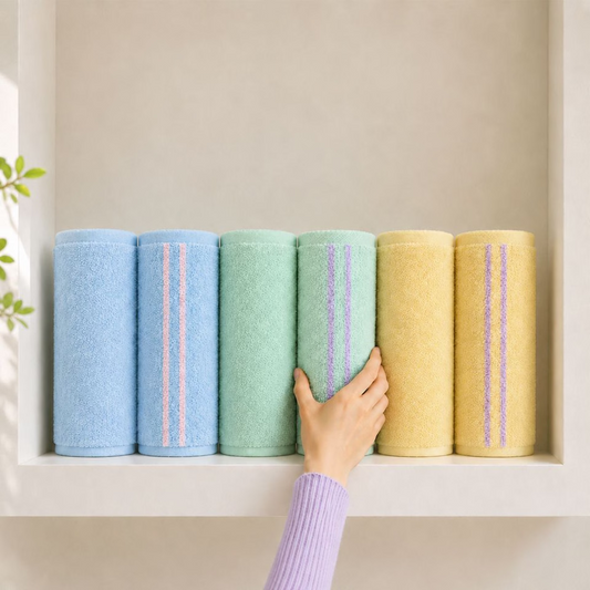 Mellow Stripe Hotel Towel Set (10-Piece)