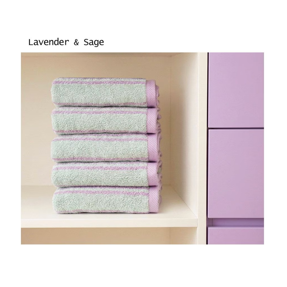 Mellow Stripe Hotel Towel Set (10-Piece)