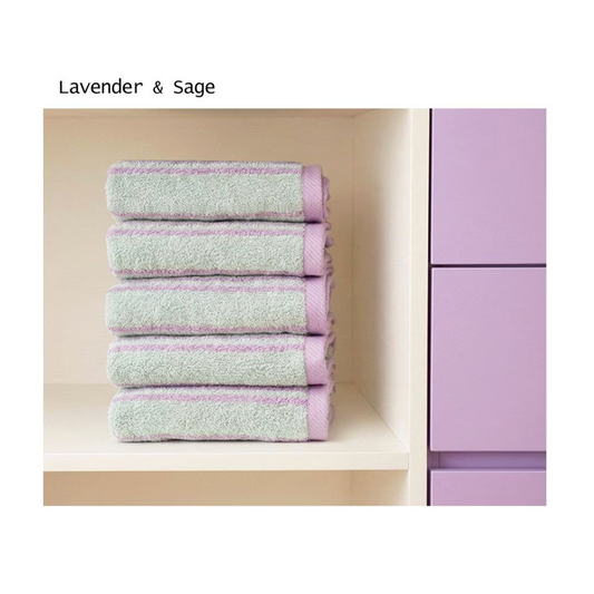 Mellow Stripe Hotel Towel Set (10-Piece)