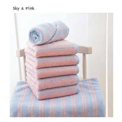 Mellow Stripe Hotel Towel Set (10-Piece)