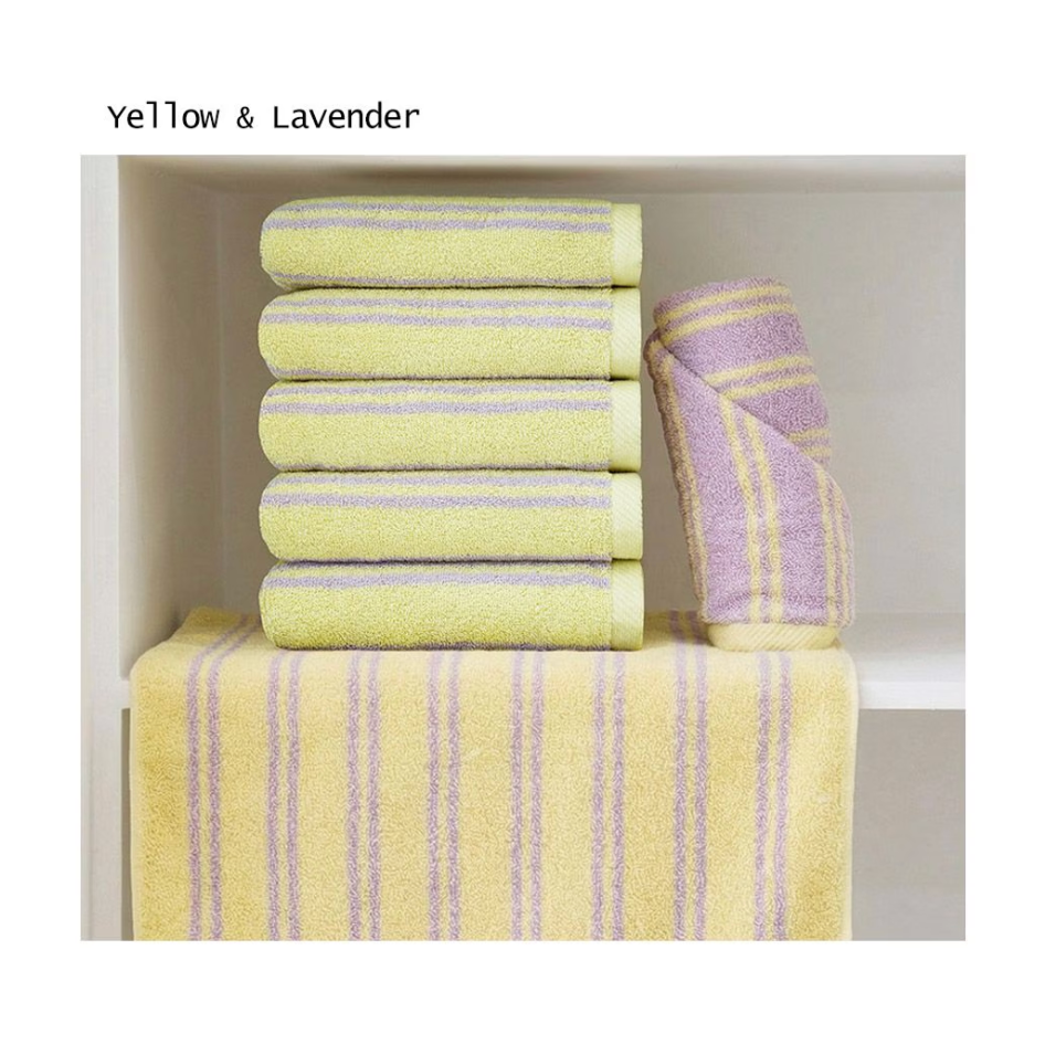 Mellow Stripe Hotel Towel Set (10-Piece)
