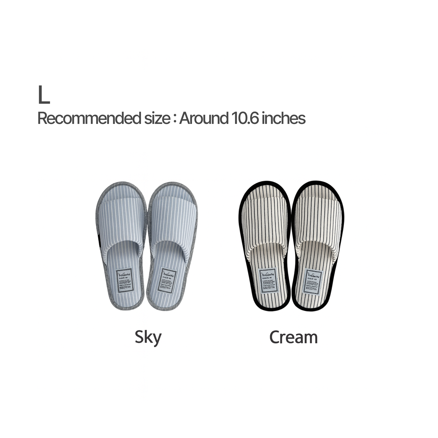 Earth Cozy Stripe Indoor Slippers - image 10 of 10