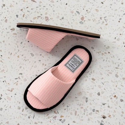 Earth Cozy Stripe Indoor Slippers - lifestyle