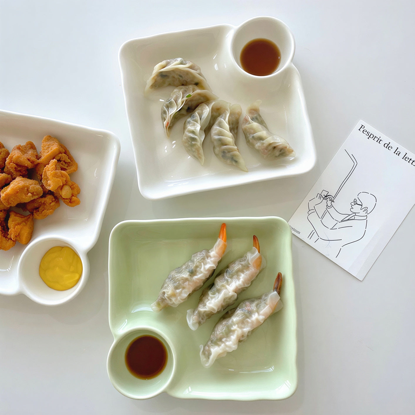 Square Dipping Plate