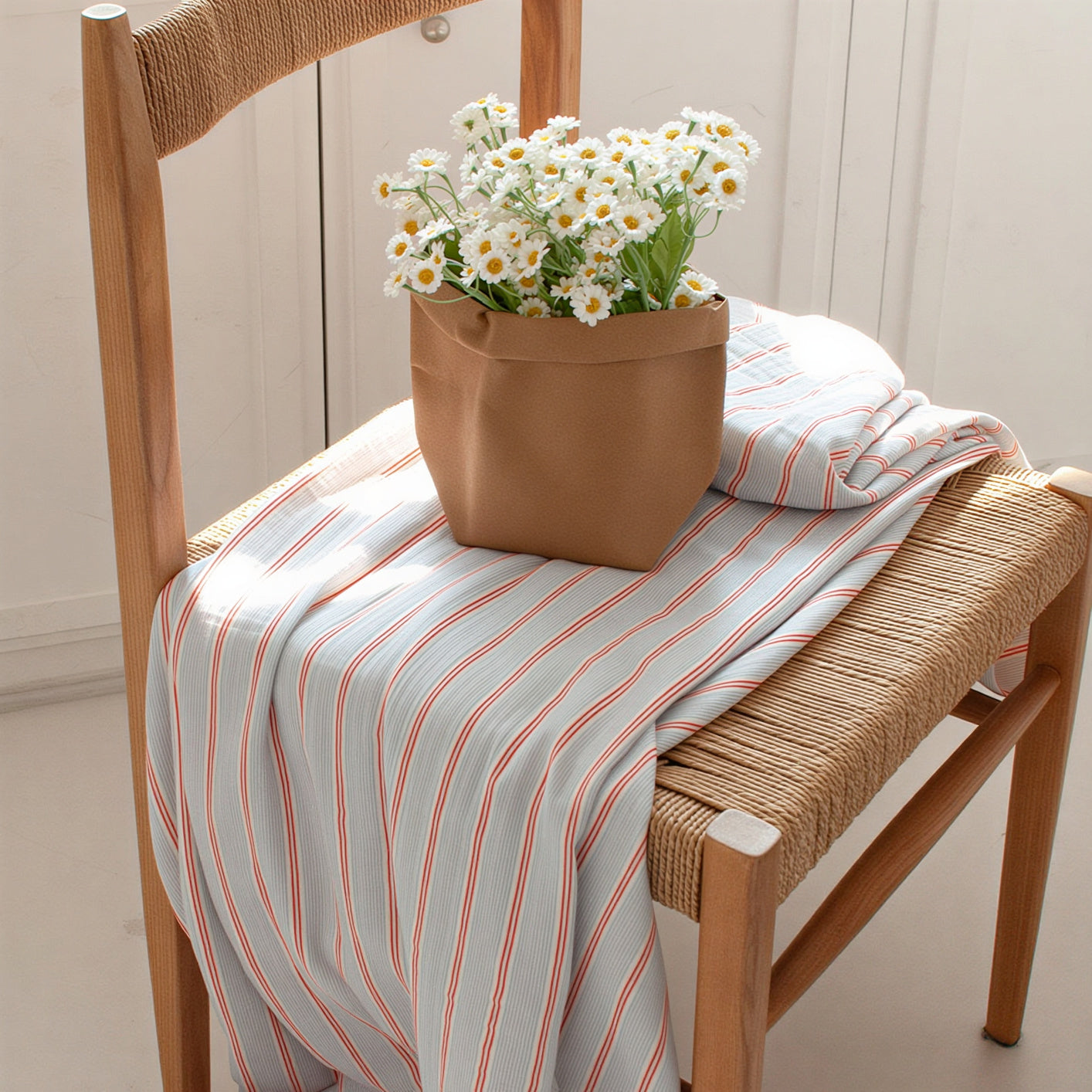 Stripe Triple-Layer Gauze Blanket