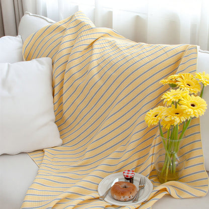 Stripe Triple-Layer Gauze Blanket