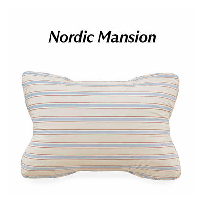 Vintage Mansion Cotton Fitted Pillowcase Set (2-Pack)