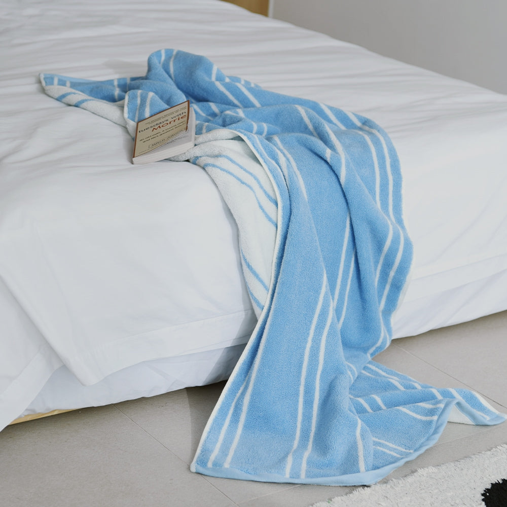 Riviera Stripe Bath and Beach Towel