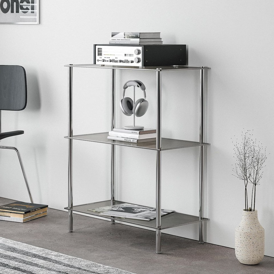 Mid-Century Modular Glass Shelf