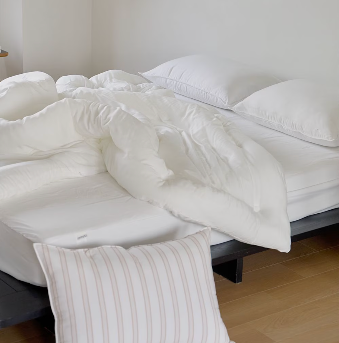 Modal Stripe Comforter & Pillow Set (Corn-Fiber Fill) - image 8 of 10