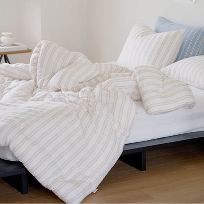 Modal Stripe Comforter & Pillow Set (Corn-Fiber Fill) - image 9 of 10