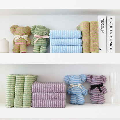 Soft Taffy Stripe Hotel Towel (10-Pack)