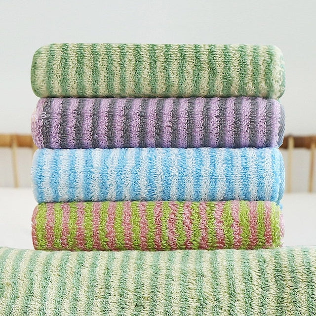 Soft Taffy Stripe Hotel Towel (10-Pack)