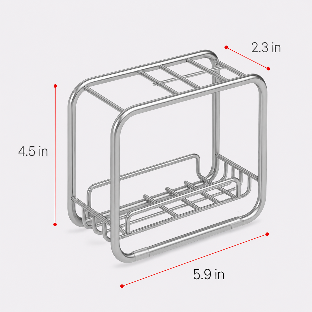 304 Stainless Steel Toothbrush Holder