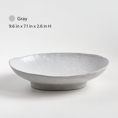 Neoul Handmade Footed Oval Pasta Bowl – Large