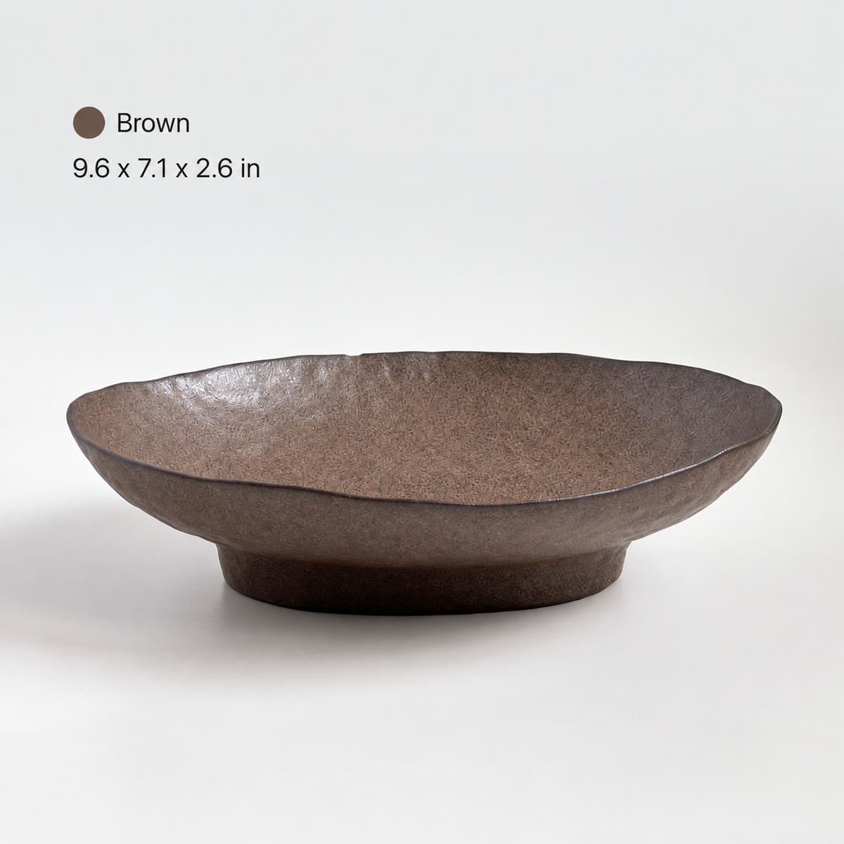 Neoul Handmade Footed Oval Pasta Bowl – Large