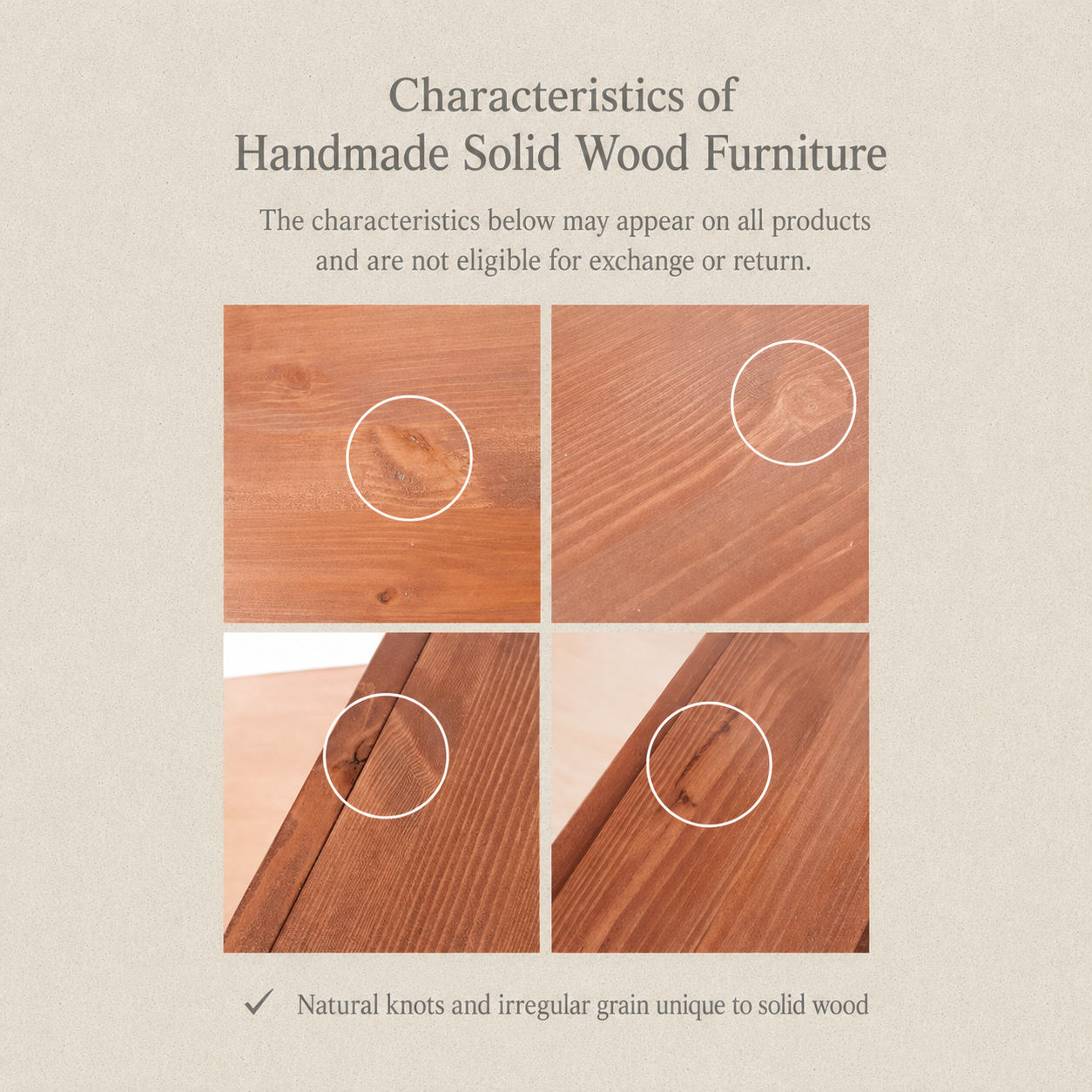 Rectangular Wood Mini Plant Stand