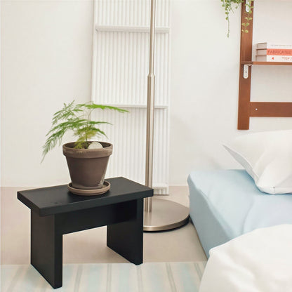 Rectangular Wood Mini Plant Stand