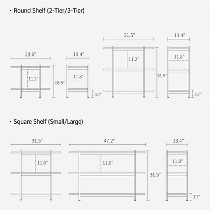 Gott Black Mid-Century Shelf