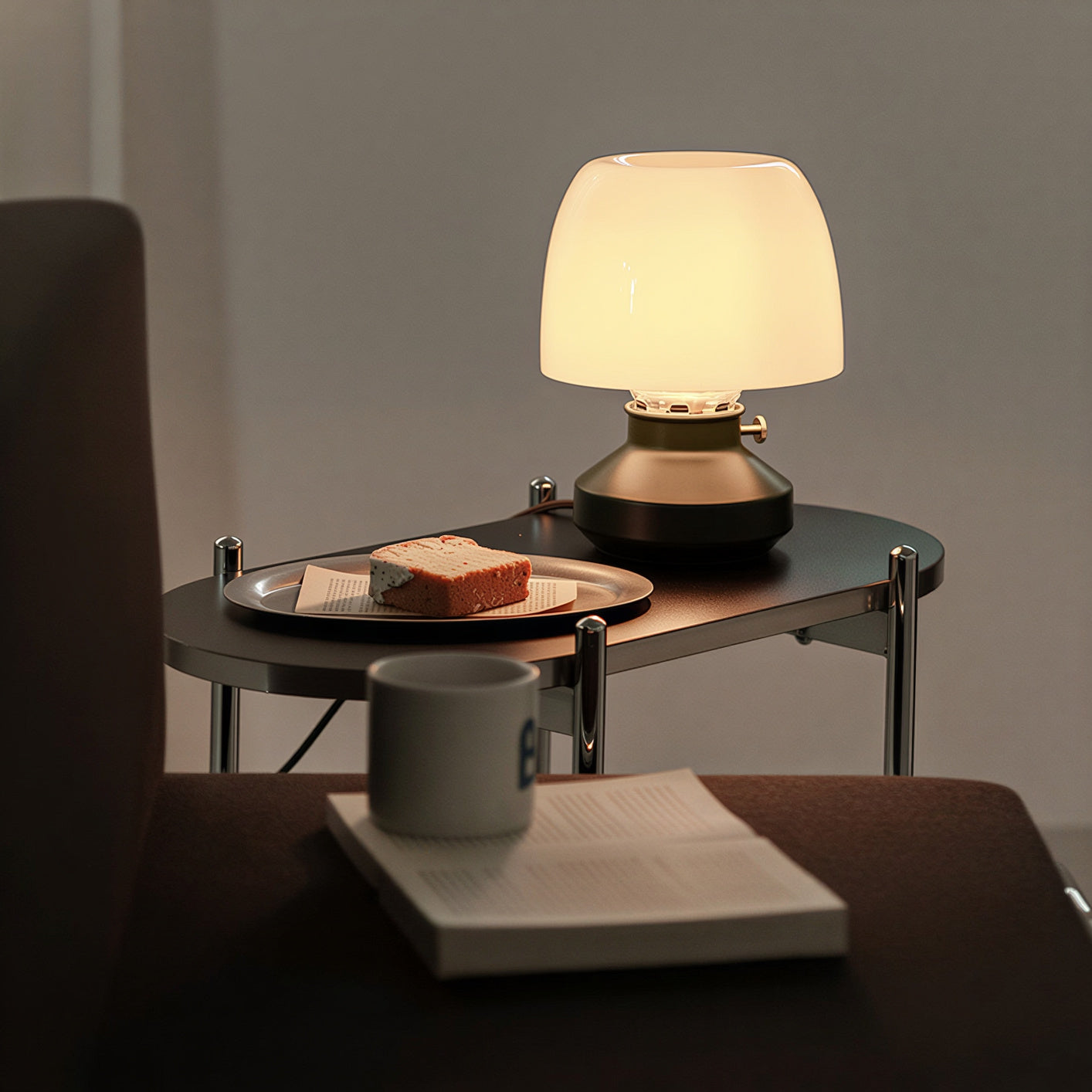 Gott Black Mid-Century Shelf